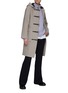 Figure View - Click To Enlarge - THEORY - Textured Faux Shearling Duffle Coat