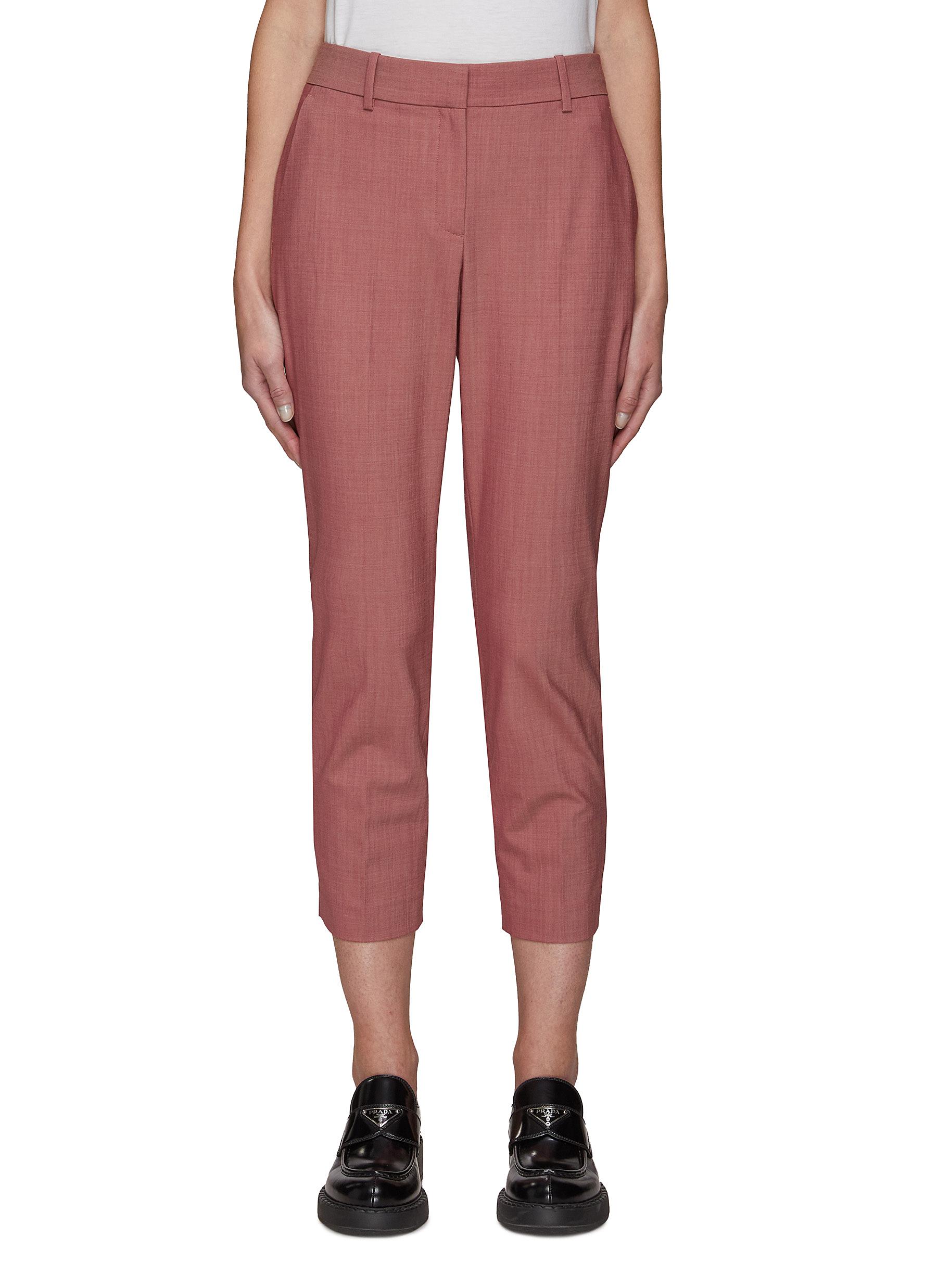 THEORY | 'Treeca 2' Wool Blend Capri 