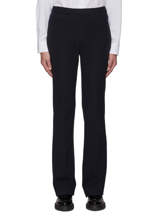 Main View - Click To Enlarge - THEORY - ‘Demitria’ Wide Leg Pinstripe Pants