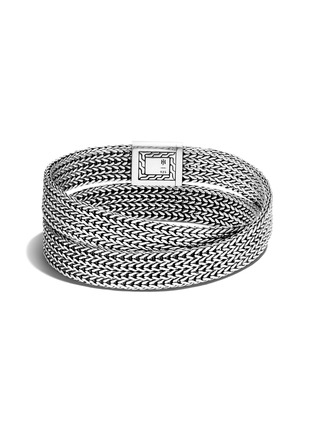 Detail View - Click To Enlarge - JOHN HARDY - Classic Chain' Silver Double Wrap Bracelet