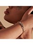  - JOHN HARDY - Naga Heritage Silver Blue Sapphire Bracelet  — Size US