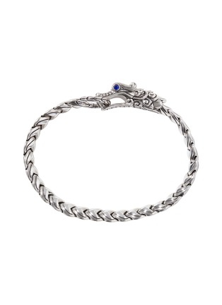Main View - Click To Enlarge - JOHN HARDY - Naga Heritage Silver Blue Sapphire Bracelet  — Size US