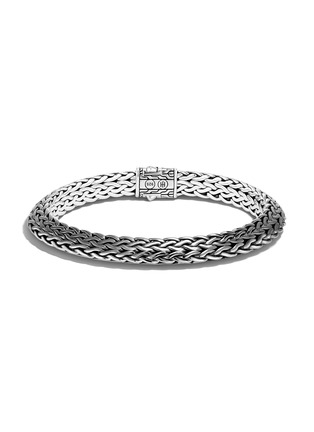 Detail View - Click To Enlarge - JOHN HARDY - Classic Chain' Rhodium Silver Tiga Chain Two Tone Bracelet