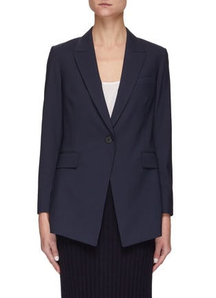Main View - Click To Enlarge - THEORY - Etiennette' Wool Blend Single Breasted Blazer
