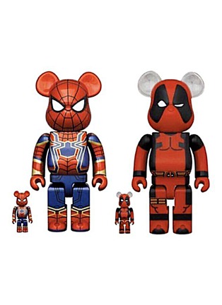 Main View - Click To Enlarge - KKPLUS - Iron Spider & Deadpool 100% + 400% BE@RBRICK Set