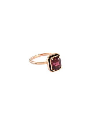 Main View - Click To Enlarge - SELIM MOUZANNAR - Mina' Rhodolite Enamel 18K Pink Gold Ring