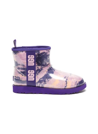Main View - Click To Enlarge - UGG - CLASSIC CLEAR MINI MARBLE' SHORT WINTER BOOTS
