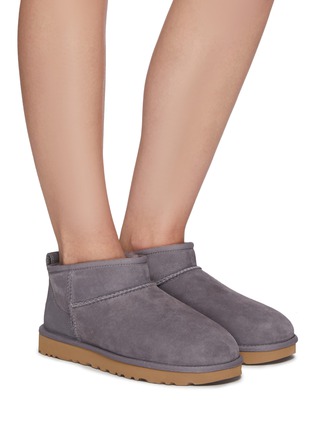 Figure View - Click To Enlarge - UGG - CLASSIC ULTRA MINI' LOW TOP WINTER BOOTS
