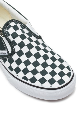 Detail View - Click To Enlarge - VANS - CLASSIC SLIP-ON' LOW TOP CHECKERBOARD CANVAS KIDS SNEAKERS