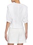 Back View - Click To Enlarge - 3.1 PHILLIP LIM - Pleated Shoulder Puff Sleeve Zip-up Top