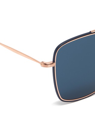 Detail View - Click To Enlarge - AMAVII - Vega' Oversized Metal Square Frame Sunglasses