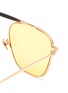 AMAVII - Benjamin' 18k Gold Plated Frame Aviator Sunglasses