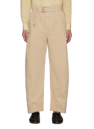 Main View - Click To Enlarge - LEMAIRE - Belted Twisted Cotton Balloon Pants