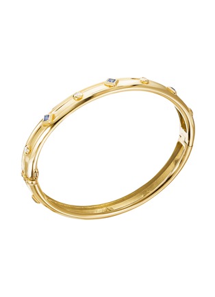 Main View - Click To Enlarge - DAVID YURMAN - Modern Renaissance Diamond Sapphire 18k Yellow Gold Bracelet