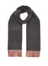 Main View - Click To Enlarge - JOHNSTONS OF ELGIN - Reversible Contrast Scarf