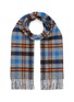 Main View - Click To Enlarge - JOHNSTONS OF ELGIN - Reversible Traditional Scarf