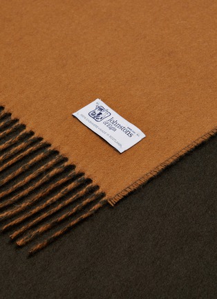 Detail View - Click To Enlarge - JOHNSTONS OF ELGIN - Reversible Contrast Scarf