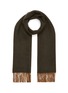 Main View - Click To Enlarge - JOHNSTONS OF ELGIN - Reversible Contrast Scarf