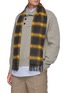 Figure View - Click To Enlarge - JOHNSTONS OF ELGIN - Reversible Sport Scarf