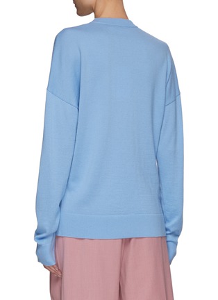 Back View - Click To Enlarge - JW ANDERSON - JWA LOGO CREWNECK SWEATER