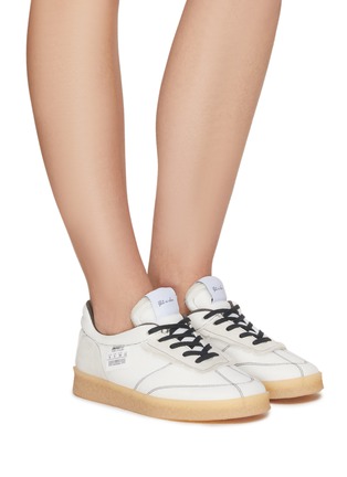 Figure View - Click To Enlarge - MM6 MAISON MARGIELA - INSIDE OUT 6 COURT MESH VEGAN LEATHER SNEAKERS