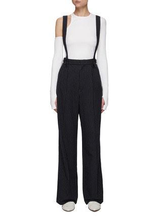 Main View - Click To Enlarge - ISABEL MARANT - ‘JESSICA’ PINSTRIPE MODERN COSTARD SUIT PANTS