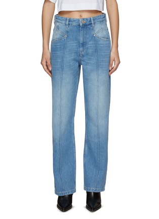 Main View - Click To Enlarge - ISABEL MARANT - ‘Nadege' Seam Detail Boyfriend Jeans