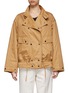 Main View - Click To Enlarge - ISABEL MARANT - ‘FADILI’ DRAWSTRING DETAIL COTTON TRENCH JACKET