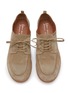 Detail View - Click To Enlarge - ANTONIO MAURIZI - Lace-up Suede Derby Shoes