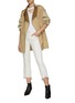 Figure View - Click To Enlarge - ISABEL MARANT ÉTOILE - ‘Kelly' Patchwork Short Trench Jacket