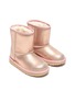 Figure View - Click To Enlarge - UGG - Classic Mini II' Low Top Metallic Calfskin Leather Toddler Winter Boots