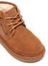 Detail View - Click To Enlarge - UGG - Neumel' Side Zip Rugged Outsole Low Top Suede Toddler Boots