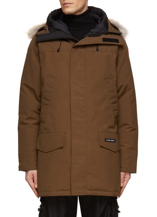 Main View - Click To Enlarge - CANADA GOOSE - ‘LANGFORD’ LOGO PATCH DETACHABLE HOOD PARKA