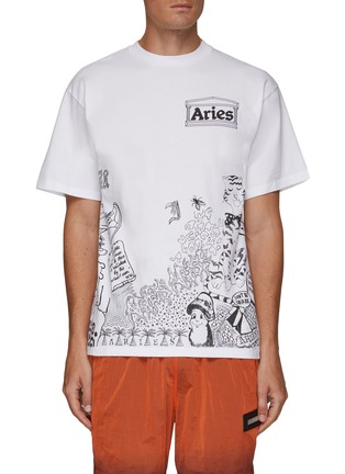 Main View - Click To Enlarge - ARIES - GRAPHIC PRINT T-SHIRT