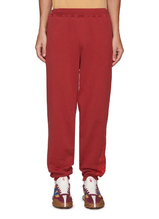 Main View - Click To Enlarge - ARIES - ‘COLUMN’ COTTON JERSEY SWEATPANTS
