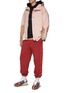 Figure View - Click To Enlarge - ARIES - ‘COLUMN’ COTTON JERSEY SWEATPANTS