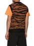 Back View - Click To Enlarge - ARIES - ‘Kurt' tiger stripe jacquard vest