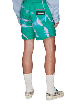 Back View - Click To Enlarge - ARIES - PACKABLE TIE-DYE PADDED SHORTS