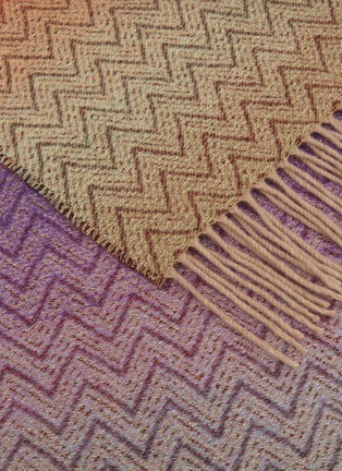 Detail View - Click To Enlarge - MISSONI - PASCAL FRINGED EDGE THROW — 156