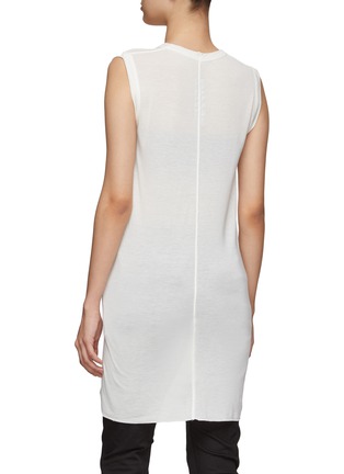 Back View - Click To Enlarge - RICK OWENS - V-NECK JERSEY TANK TOP