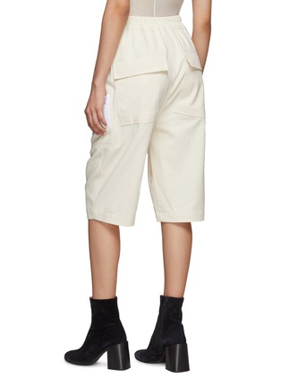 Back View - Click To Enlarge - RICK OWENS  - ‘FOGCATCHER’ JOGGER SHORTS