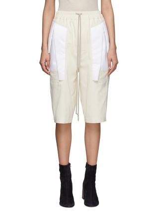 Main View - Click To Enlarge - RICK OWENS  - ‘FOGCATCHER’ JOGGER SHORTS