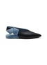 GRAY MATTERS - ‘Nodo' Point Toe Side Knot Slingback Leather Flats