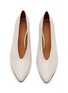 Detail View - Click To Enlarge - GRAY MATTERS - ‘Wiggle' Point Tow Sculpted Heel Leather Pumps