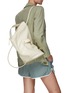 Figure View - Click To Enlarge - NEOUS - Vela' Zipped Leather Bucket Backpack