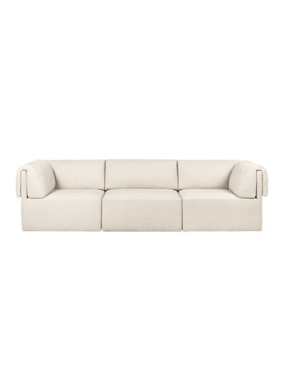 Main View - Click To Enlarge - GUBI - Wonder 3-Seater Sofa — Cream