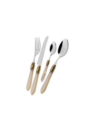 Main View - Click To Enlarge - CASA BUGATTI - Oxford' Stainless Steel Cutlery Set — Ivory