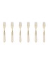 Main View - Click To Enlarge - CASA BUGATTI - Aladdin' 24K Gold Plated Stainless Steel Dessert Forks — Set Of 6