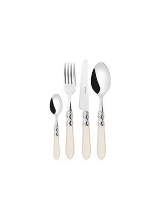 Main View - Click To Enlarge - CASA BUGATTI - Aladdin' Stainless Steel Cutlery Set — Ivory