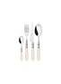 CASA BUGATTI - Aladdin' Stainless Steel Cutlery Set — Ivory